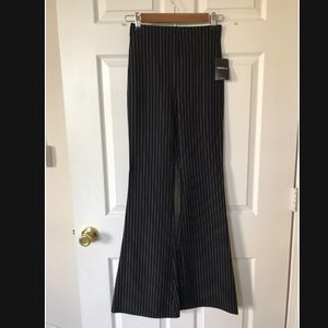Black & White Pinstriped Bell Bottoms- NWT